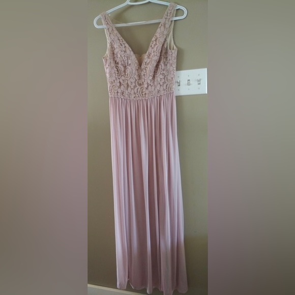 Pink Lace Formal Dress - Picture 1 of 4